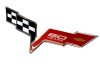 C6 Corvette 60th Anniversary Flag Airbridge Emblem